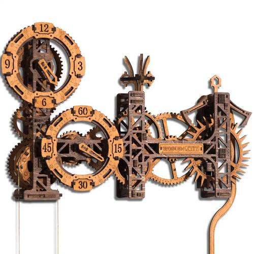 Steampunk Gearworks Wanduhr