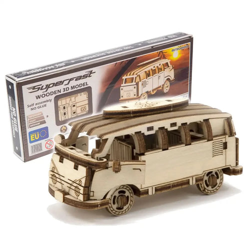 WOODEN.CITY – Retro Ride 1 | 3D Holzpuzzle