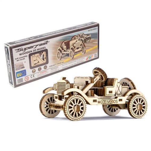 WOODEN.CITY – Retro Ride 2 | 3D Holzpuzzle