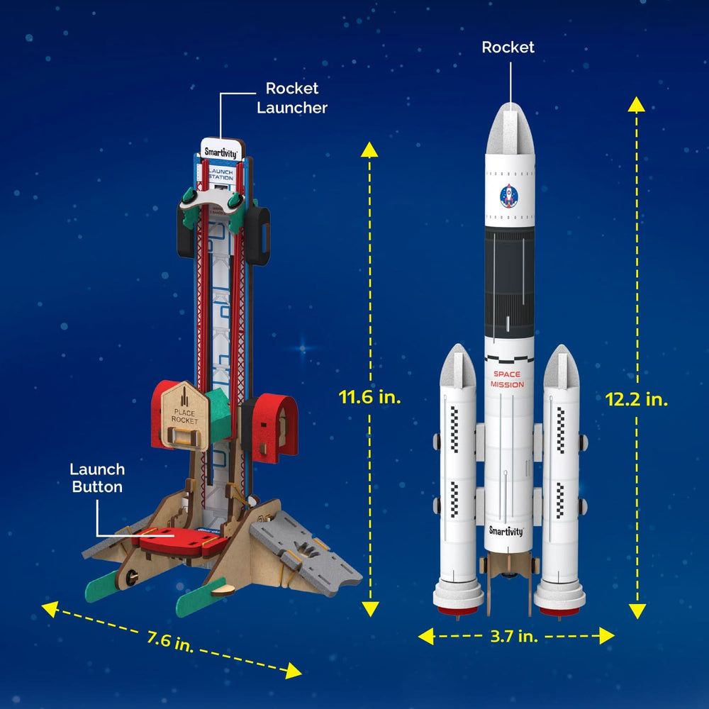 Smartivity – Raketenstarter | 3D Holzpuzzle