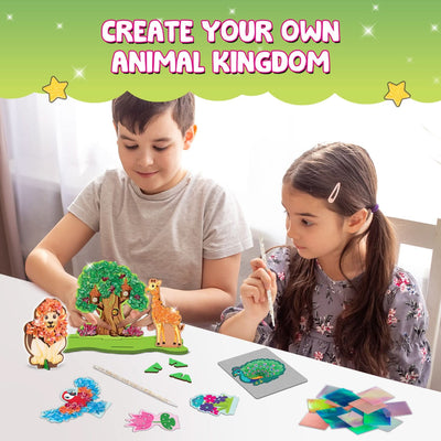 Smartivity – Poke 'N' Create - Dschungel-Tierreich | 3D Holzpuzzle