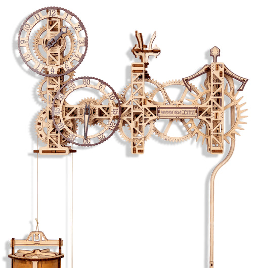 Steampunk Wanduhr