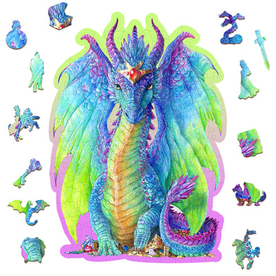 WOODEN.CITY – Prächtiger Drache | 3D Holzpuzzle
