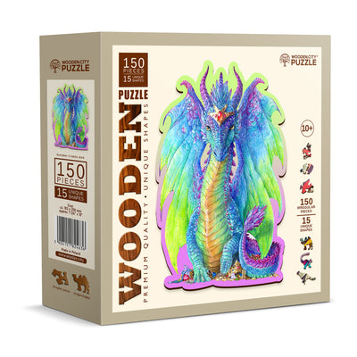 WOODEN.CITY – Prächtiger Drache | 3D Holzpuzzle