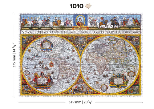 WOODEN.CITY – Nova Terrarum Antike Karte | 3D Holzpuzzle