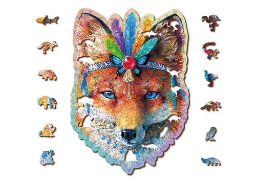 WOODEN.CITY – Mystischer Fuchs 250 | 3D Holzpuzzle