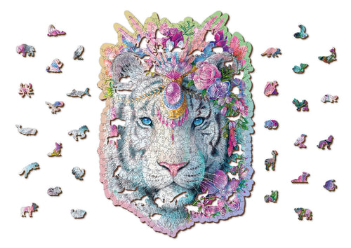 WOODEN.CITY – Mystischer Tiger 505 | 3D Holzpuzzle