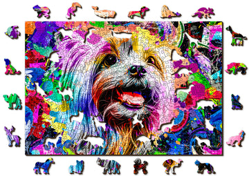 Pop Art Yorkshire terrier