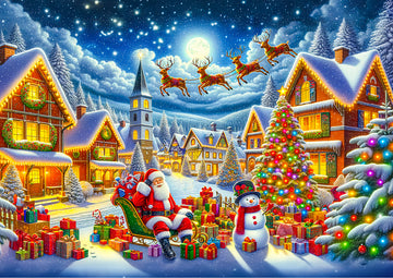 Santas fröhliche Reise
