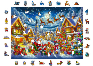 Santas fröhliche Reise