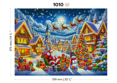 Santas fröhliche Reise