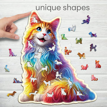 Bunte Katzenfantasie