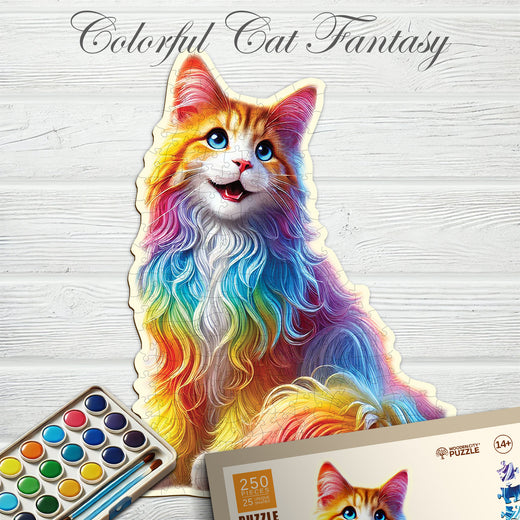 Bunte Katzenfantasie