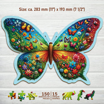 Farbenfroher Schmetterling