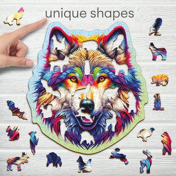 Regenbogenwolf