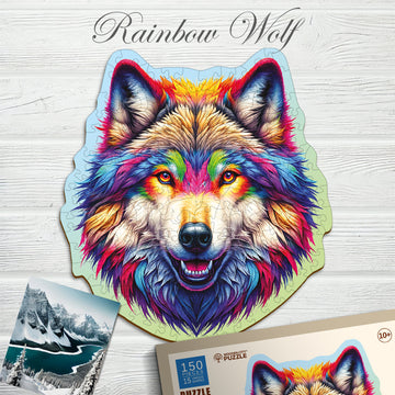 Regenbogenwolf