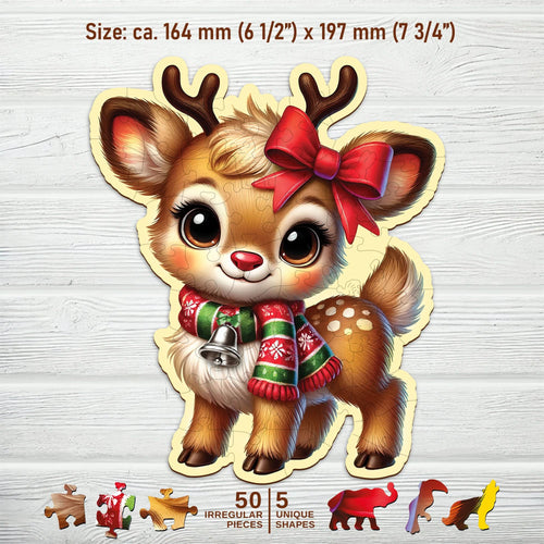 WOODEN.CITY – Winterwaldfreund | 3D Holzpuzzle