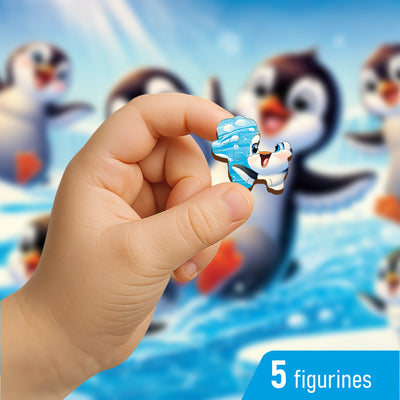 WOODEN.CITY – Glückliche Pinguine | 3D Holzpuzzle