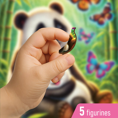 WOODEN.CITY – Panda-Schmetterlingsreise | 3D Holzpuzzle