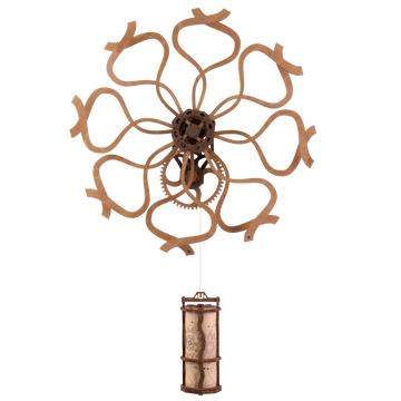 Kinetische Wandkunst-Skulptur im geometrischen Design