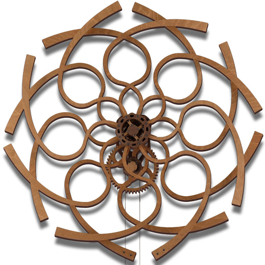 Kinetische Wandkunst-Skulptur im geometrischen Design