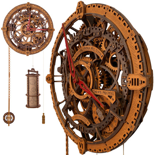 Industrielle Vintage-Wanduhr