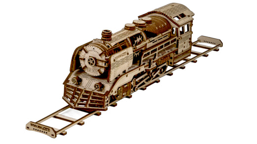 Holzexpress mit Gleisen