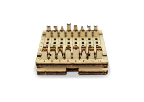 WOODEN.CITY – Schach | 3D Holzpuzzle