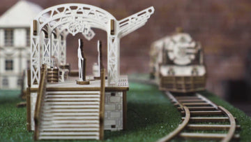 Rundbahn mit Kreuzung