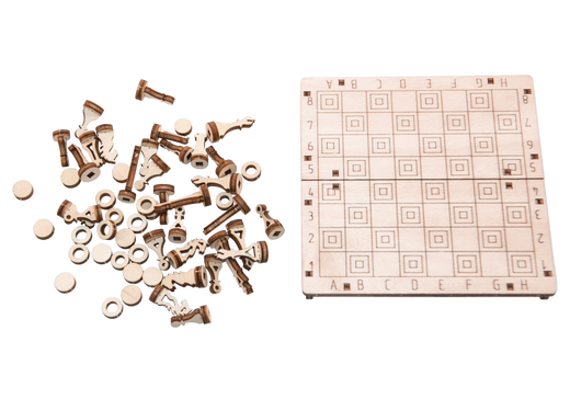 Schach/Dame 2 in 1 Set