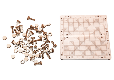 Schach/Dame 2 in 1 Set