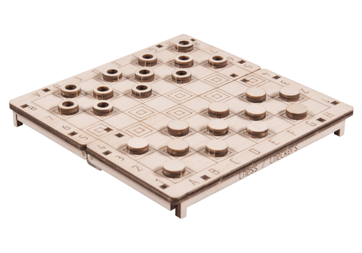 Schach/Dame 2 in 1 Set