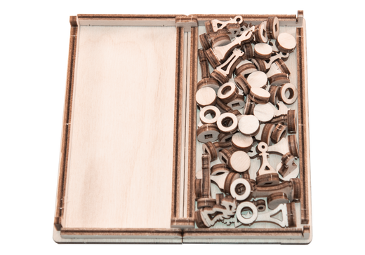 Schach/Dame 2 in 1 Set