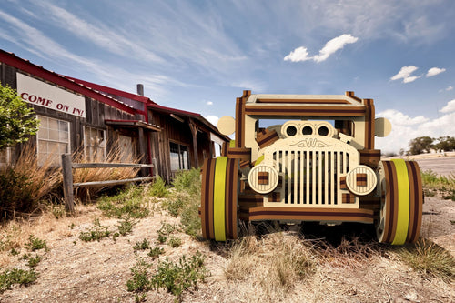 WOODEN.CITY – Hot Rod | 3D Holzpuzzle