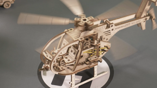 WOODEN.CITY – Helikopter | 3D Holzpuzzle