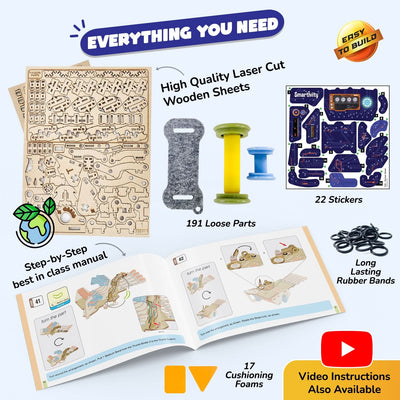 Smartivity – Mechanische Hand | 3D Holzpuzzle