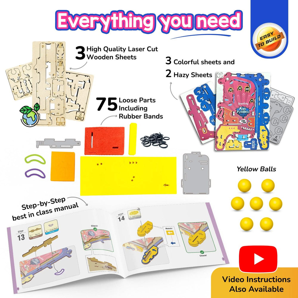 Smartivity – Mini Pinball | 3D Holzpuzzle