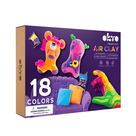 18-Farben-Set mit Lufttrockner-Ton