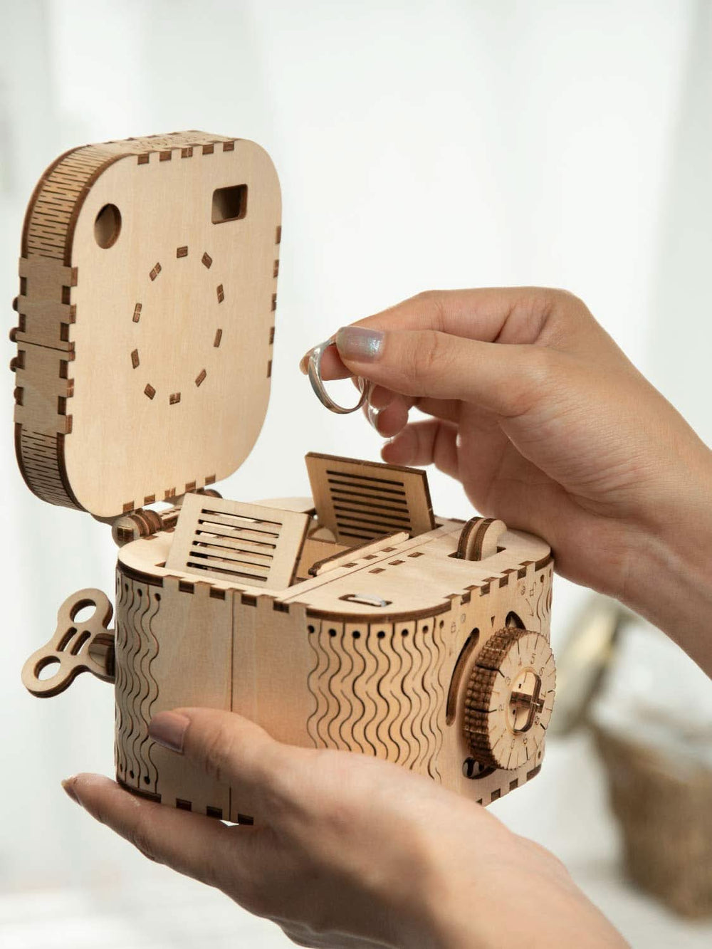 Robotime – Schatztruhe | 3D Holzpuzzle