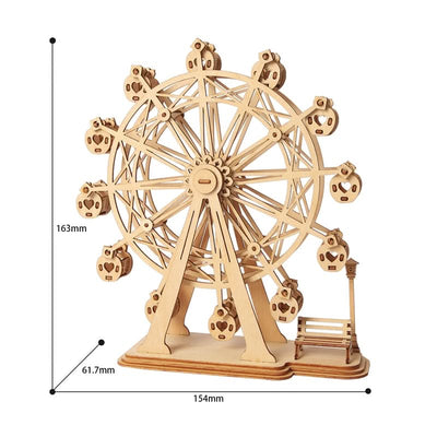 Robotime – Riesenrad | 3D Holzpuzzle
