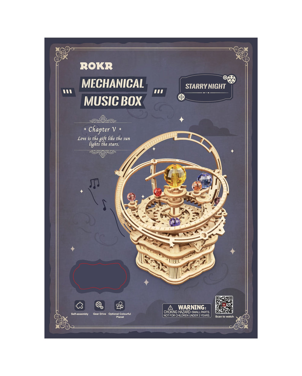 Robotime – Sternennacht | 3D Holzpuzzle