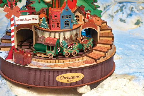 Robotime – Weihnachtsklangbaum | 3D Holzpuzzle