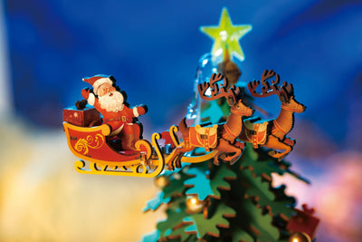 Robotime – Weihnachtsklangbaum | 3D Holzpuzzle