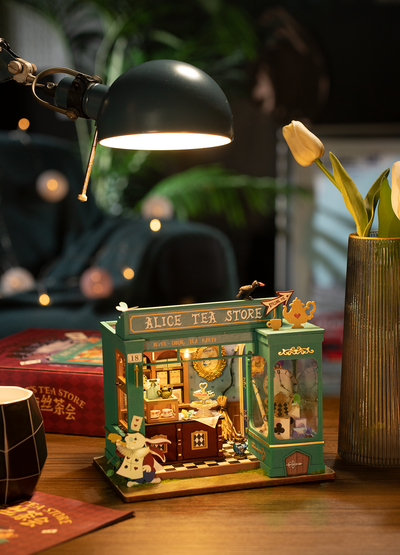 Robotime – Alices Teeladen | 3D Holzpuzzle
