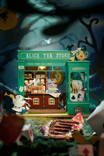 Robotime – Alices Teeladen | 3D Holzpuzzle