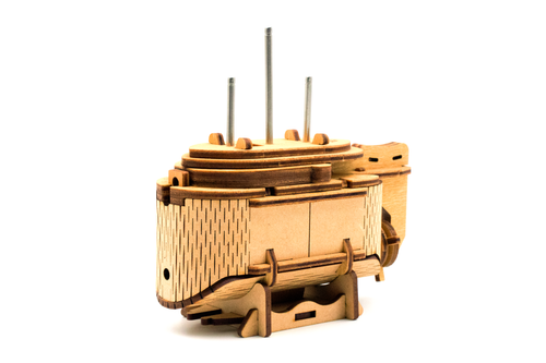 Potato – Tesla Boot | 3D Holzpuzzle