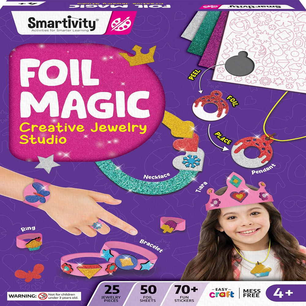 Smartivity – Folienmagie - Kreatives Schmuckstudio | 3D Holzpuzzle