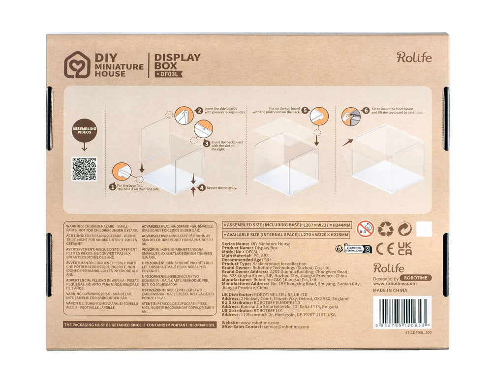 Robotime – Präsentationsbox | 3D Holzpuzzle