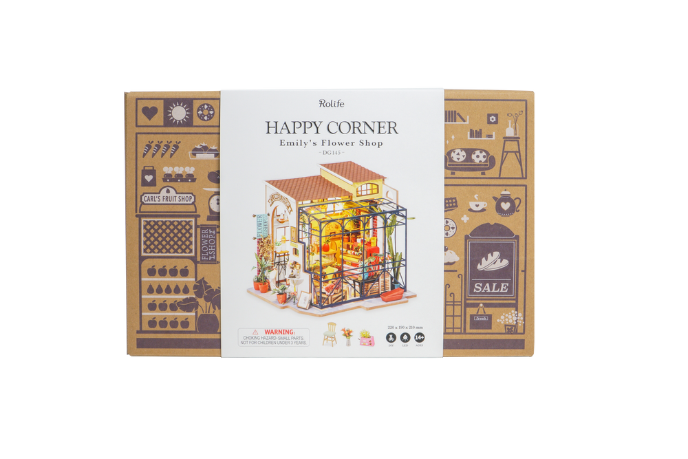 Robotime – Emilys Blumenladen | 3D Holzpuzzle