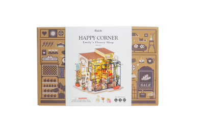 Robotime – Emilys Blumenladen | 3D Holzpuzzle